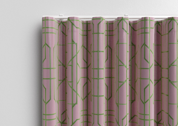 Bamboo Candy, Green Pink - Made To Measure Curtains - Image 13